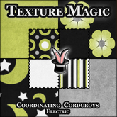 Texture Magic Coordinating Corduroy - Electric