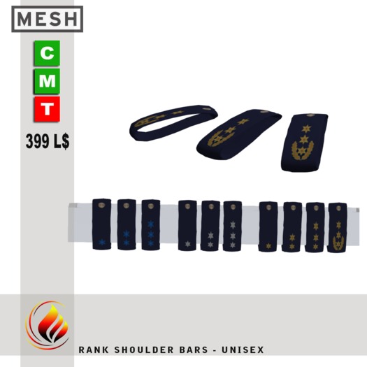 Rank Shoulder Bars / Insignias German Police