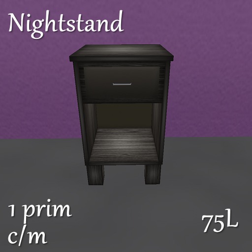 -{Mish-Mash}- Nightstand w/ texture change