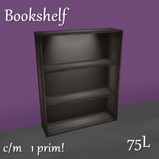 -{Mish-Mash}- Bookshelf w/ Texture Change
