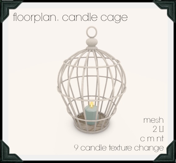floorplan. candle cage [ boxed ]