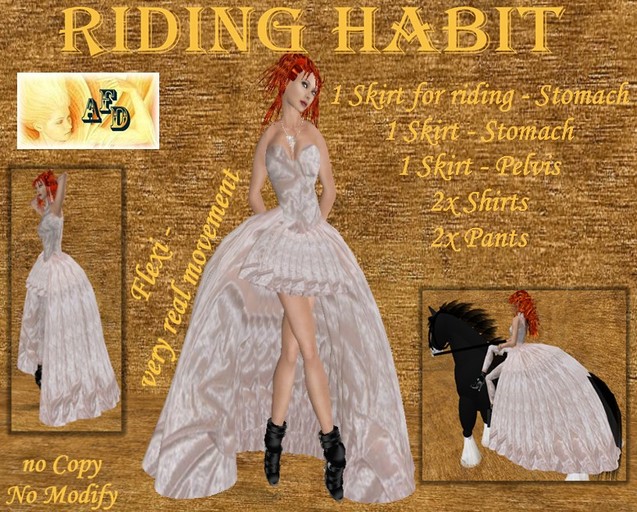 **AFD** Riding Habit ->cream