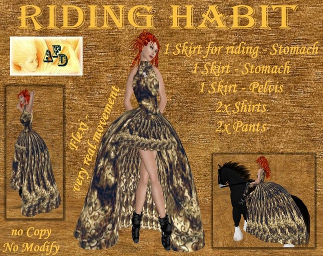 **AFD** Riding Habit ->brown