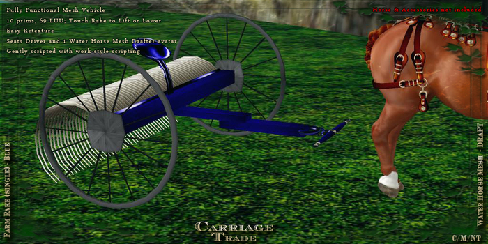 @CT@ Work Rake WHMD (Boxed) Single Blue