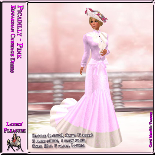 ~LP~ Piccadilly Carriage Dress (Boxed) Pink