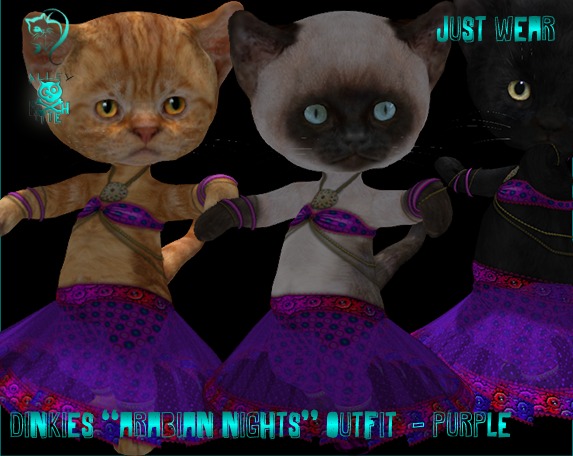 DINKIES ???ARABIAN NIGHTS??? OUTFIT  - PURPLE