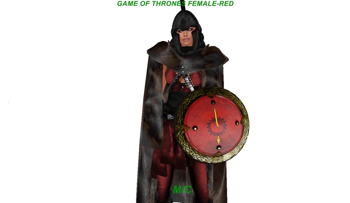 GAME OF THRONES FEMALE-RED