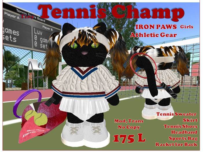 Tiny Tennis Champ Girls Box
