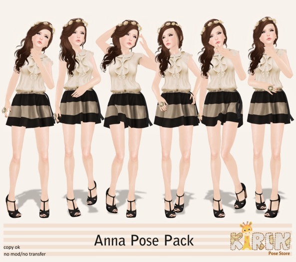 .::Kirin::. Anna Pose Pack