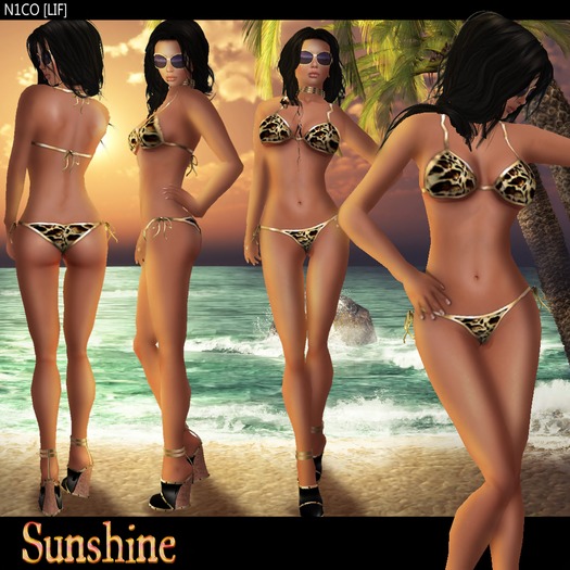N1CO [YAFL] Sunshine Bikini set +shoes,sunglases,chocker