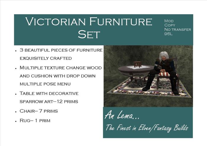 Victorian Furniture set