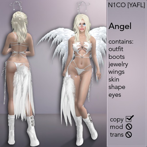 N1CO [YAFL] - Angel - complet avatar (no hair included)