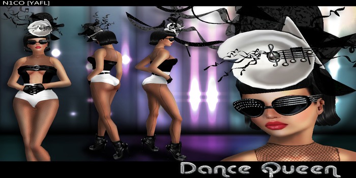 N1CO [YAFL] Dance Queen outfit (+hat,boots,sunglases)