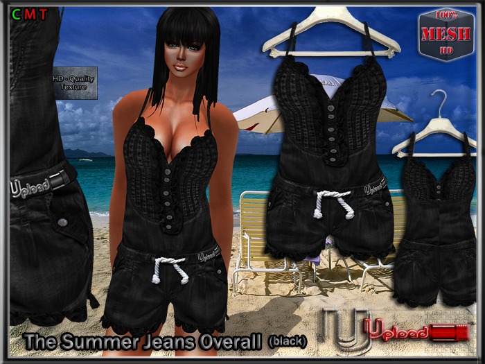 Upload[_]:: - The Summer Jeans Overall (black)