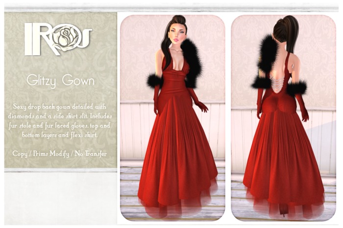 ~*IROS*~ Glitzy Gown - Blue