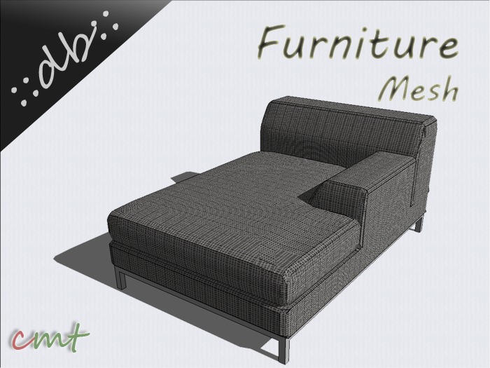 ::db furniture:: Right Recamiere grey