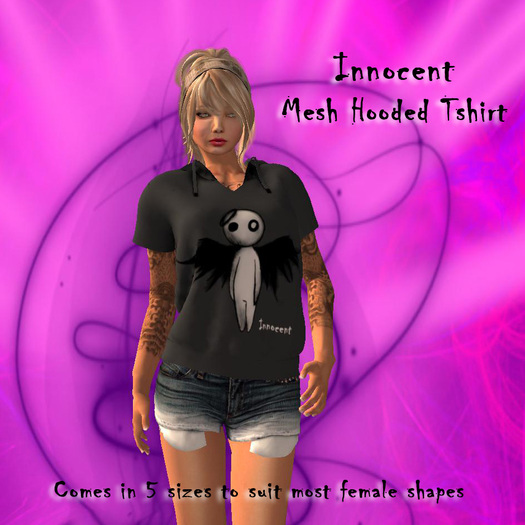 {REVERIE} Mesh Hooded Tshirt - Innocent
