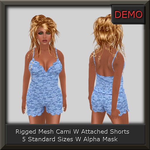 DEMO - Mesh Cami W Shorts Paisley
