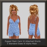 Mesh Cami W Shorts Paisley