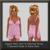 Mesh Cami W Shorts Paisley