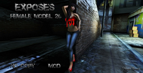 Second Life Marketplace - EXPOSES - FEMALE MODEL 26 - NO COPY