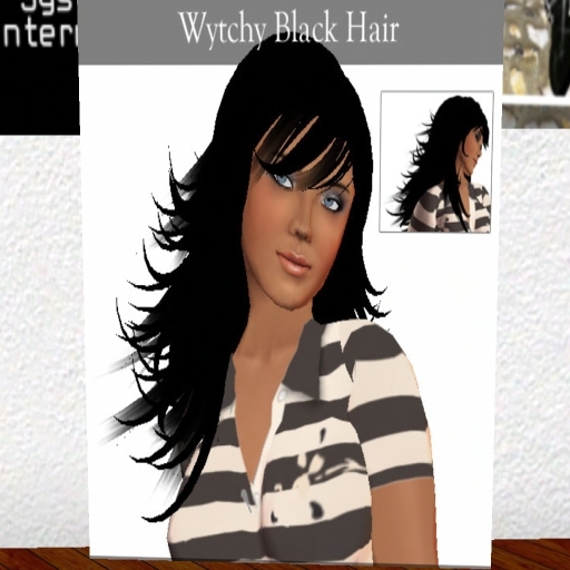Women's Witchy Black Hair