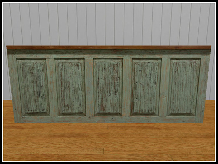 RE Old Wood Pine Kitchen Island or Store Counter - One Prim Decoration