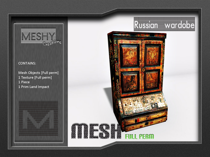 Russian wardobe MESH FULL PERM