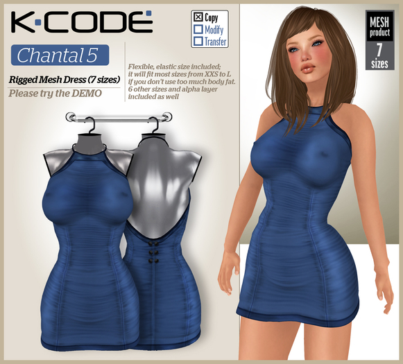 K-CODE Chantal - Rigged Mesh Dress