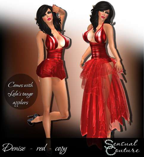 Denise dress   * red *