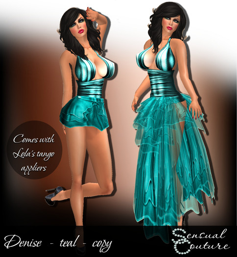 Denise dress   * teal *