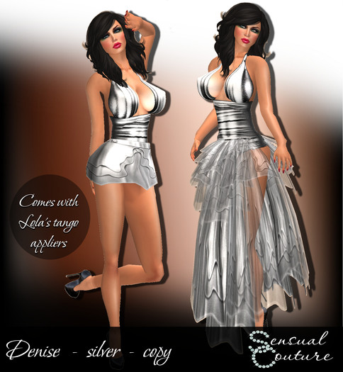 Denise dress   * silver *