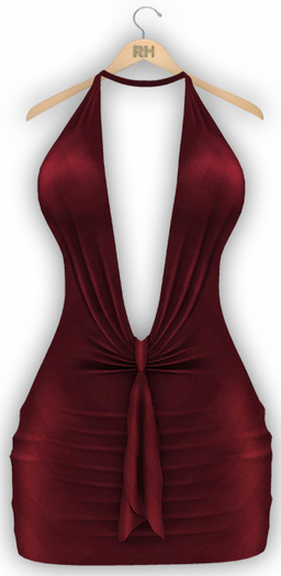 !Rebel Hope - Traci Mesh Mini Dress Ruby