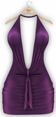 !Rebel Hope - Traci Mesh Mini Dress Hawt Purple
