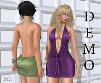 !Rebel Hope - Traci Mesh Mini Dress DEMO