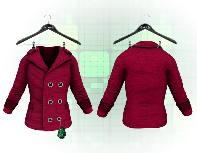 :{F.A.D.}: Sandro Buttoned Coat Red