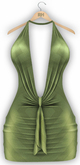 !Rebel Hope - Traci Mesh Mini Dress Fresh Green