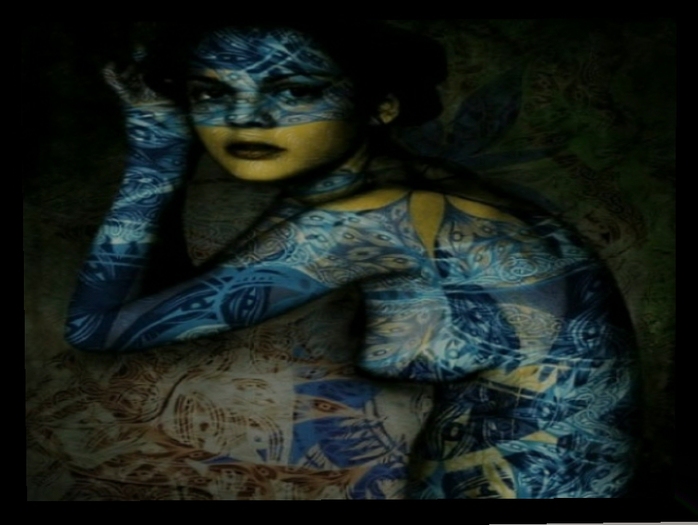 The Blue Lady - Picture with Frame