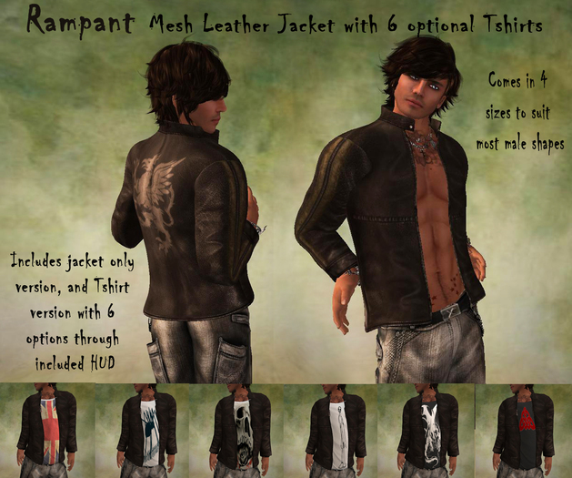{REVERIE} Leather Jacket - Rampant
