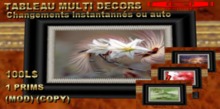 TABLEAU MULTI DECORS