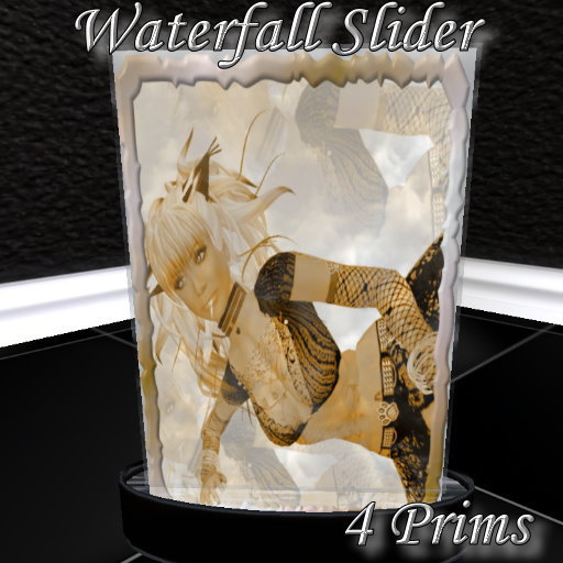waterfall slider black