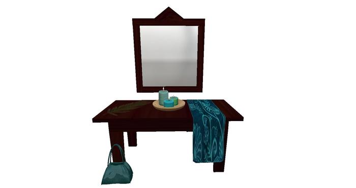 [Grey Home] COnsole Table & Mirror Boxed