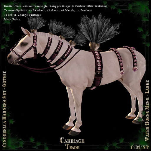 @CT@ Cinderella Harness Set (Boxed) Gothic