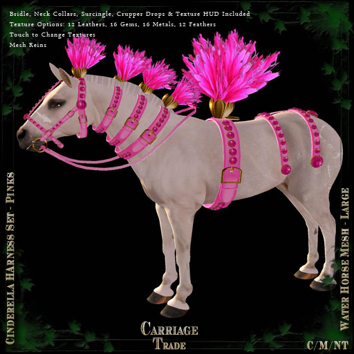 @CT@ Cinderella Harness Set (Boxed) Pink