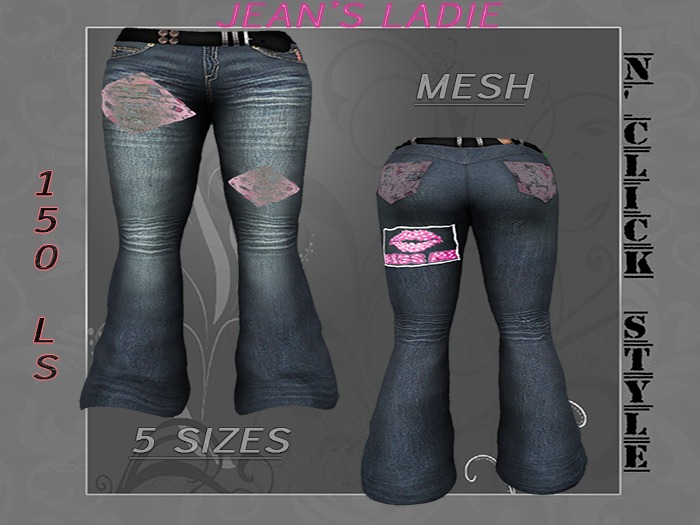 "n'Click Style" Jean'S Kiss Me ladie Mesh