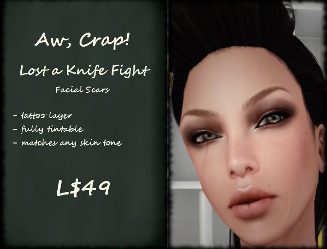 Aw, Crap! Lost a Knife Fight