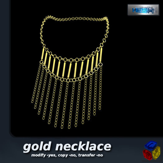 -LEO- gold necklace VALENTINE'S- with chains - !! PROMO !!