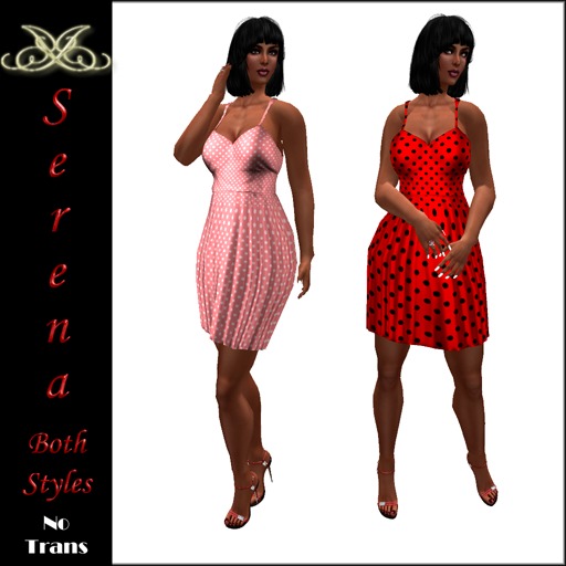 Serena Mesh Dress "The Reds" 
