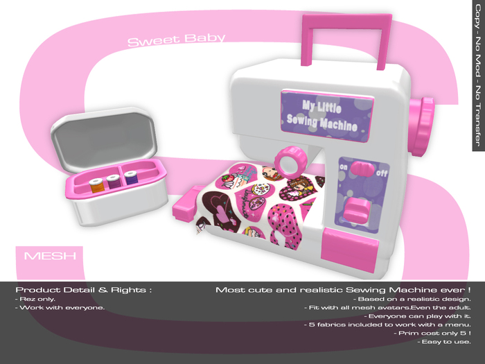 Sweet Baby - My Little Sewing Machine