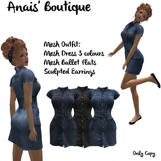 Anais' Mesh Outfit 3 Textures